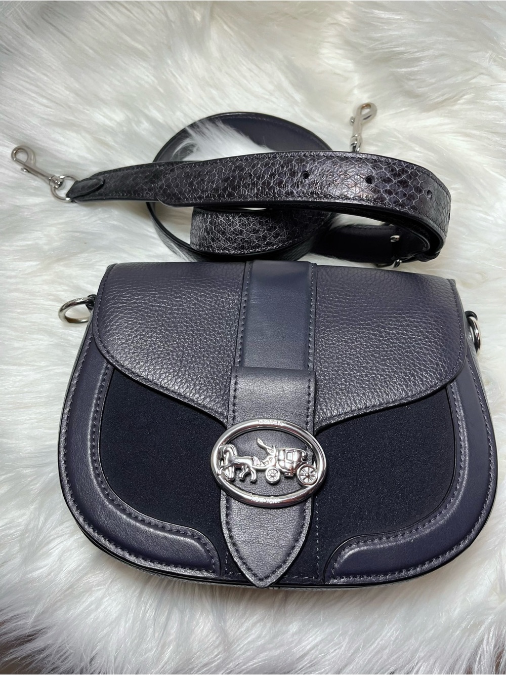 Coach Georgie Saddle Bag Crossbody C6432